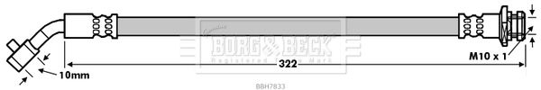 BORG & BECK Тормозной шланг BBH7833
